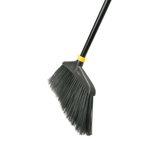 Ensemble balai et pelle à poussière en plastique pour la maison manche à balai en aluminium avec outil de nettoyage de tête à poils - Product Image 4