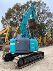 Excavadora usada Kobelco SK125SR de tamaño mediano, excavadora hidráulica de orugas de cola corta de 12.5 toneladas, excavadora pequeña original japonesa. - Product Image 6