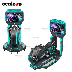 Simulador de Carreras VR 2027 Personalizable, <span class=keywords><strong>Arena</strong></span> de Juegos Interior 9D para Motocicletas, Simulador de Conducción de Montaña Rusa <span class=keywords><strong>3D</strong></span>, Máquina de Juegos Arcade - Product Image 2