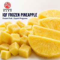 IQF Diepvries Ananasblokjes voor Bakkerij Dessert IJsroom Juice Bar Catering Vers Gesneden Fruit 10kg Bulk Karton
