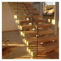Arc d'escalier intérieur moderne en fer Prima, couleurs personnalisables, structure en tube carré, écologique, pour la décoration de villas et de maisons