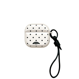 Funda Protectora de Cuero con Diseño de Puntos Minimalista, Correa Antipérdida, Estilo Coreano, Impermeable y Resistente a Impactos - Product Image 5