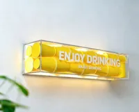 Lettres lumineuses LED 3D personnalisées multicolores RVB à changement de couleur, en acrylique rétroéclairé et acier inoxydable, IP65, pour publicité et décoration