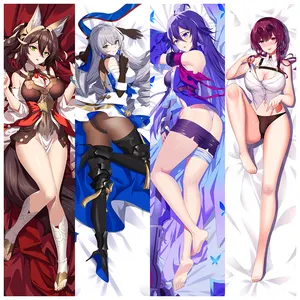 Best Price Comfortable Washable 2 Way Tricot Pillow Cover Dropshipping Anime Loli Dakimakura Hentai Anime Body Pillows