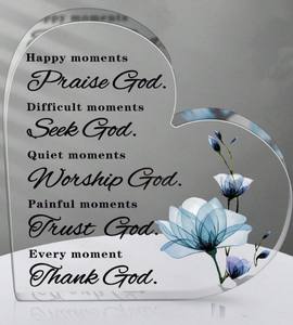 Affichage d'artisanat acrylique de stock d'usine pour le bricolage pour les femmes soeur côte à côte ou Miles <span class=keywords><strong>Apart</strong></span> Sisters Are Always Heart Acrylic Gift - Product Image 2