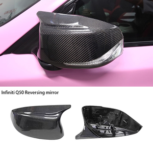 กระจกมองหลังคาร์บอนไฟเบอร์สไตล์ Q50 สำหรับปี 2015-2023 - Product Image 2