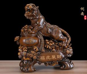 Estatua de Tigre de Resina Pintada a Mano, Regalo de <span class=keywords><strong>Año</strong></span> Nuevo <span class=keywords><strong>Chino</strong></span> 2025, Figura Decorativa - Product Image 6