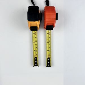 एब्स कार्बन मीट्रिक रिट्रेटेबल टेप माप 3 मीटर लंबाई चिकनी प्लास्टिक ब्लेड सिस्टम स्टेनलेस स्टील ब्लेड सामग्री स्टील हुक - Product Image 6