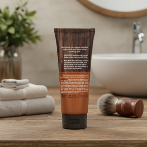 Lotion réparatrice pour le visage et la barbe pour hommes, marque privée, pour peaux sèches et soin de la barbe lisse, soulage la sécheresse pour usage quotidien - Product Image 3