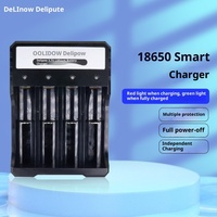 Feiben DLP-69 18650 chargeur de batterie au Lithium 2/4/8 fentes ABS matériel indicateur lumineux intelligent boîte de charge
