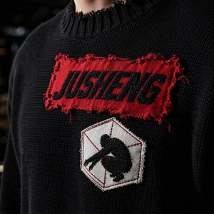 Sudadera Personalizada Oversize Corta con Cuello Redondo, Algodón Grueso Cepillado, Parche con Bordado <span class=keywords><strong>3D</strong></span>, Lavado Vintage - Product Image 3