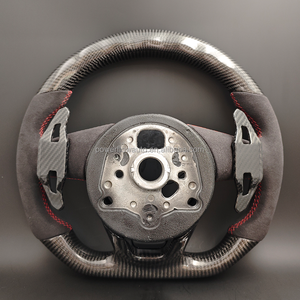 <span class=keywords><strong>Volante</strong></span> de Fibra de Carbono Estilo RS con Pantalla LED para <span class=keywords><strong>Audi</strong></span> A3 <span class=keywords><strong>A4</strong></span> A5 A6 A7 C6 C7 C8 S3 S4 S5 S6 B7 B8 B9 RS3 RS5 RS6 TT TTRS - Product Image 6