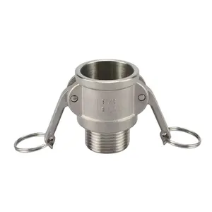 Sanitary Grade Stainless Steel B Type Male Camlock Quick Coupling Pipe Fitting