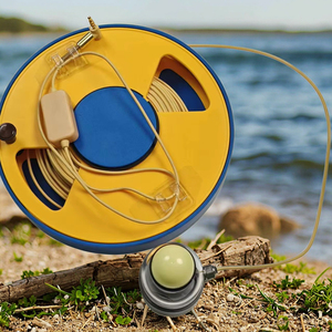 Moulinet de pêche à <span class=keywords><strong>la</strong></span> <span class=keywords><strong>carpe</strong></span> à tambour à deux vitesses conventionnel, manivelle manuelle, pour pêche en haute mer, étanche IP68, caméra HD 360°, profondeur 30m - Product Image 3