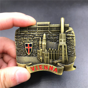 Imán <span class=keywords><strong>de</strong></span> nevera 3D <span class=keywords><strong>de</strong></span> metal, colección <span class=keywords><strong>de</strong></span> lugares emblemáticos, recuerdo escultural premium, magnético, ecológico, resistente al agua, para viajes - Product Image 4