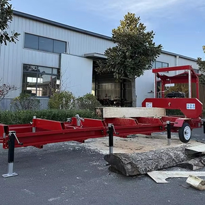 Sierra de Cinta Horizontal Portátil de 32 Pulgadas para Cortar Madera Profunda, a Gasolina/Eléctrica, para Uso Doméstico - Product Image 1