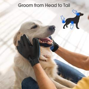 Ama-zon, gran oferta, limpieza de animales, perros, gatos, cepillo de pelo corto largo, guante de masaje, removedor de pelo, cepillo de guante para el cuidado de mascotas - Product Image 4