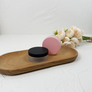 Tarro de crema pequeño Caja de bote de plástico con tapas Mini contenedor de muestra cosmética - Product Image 3