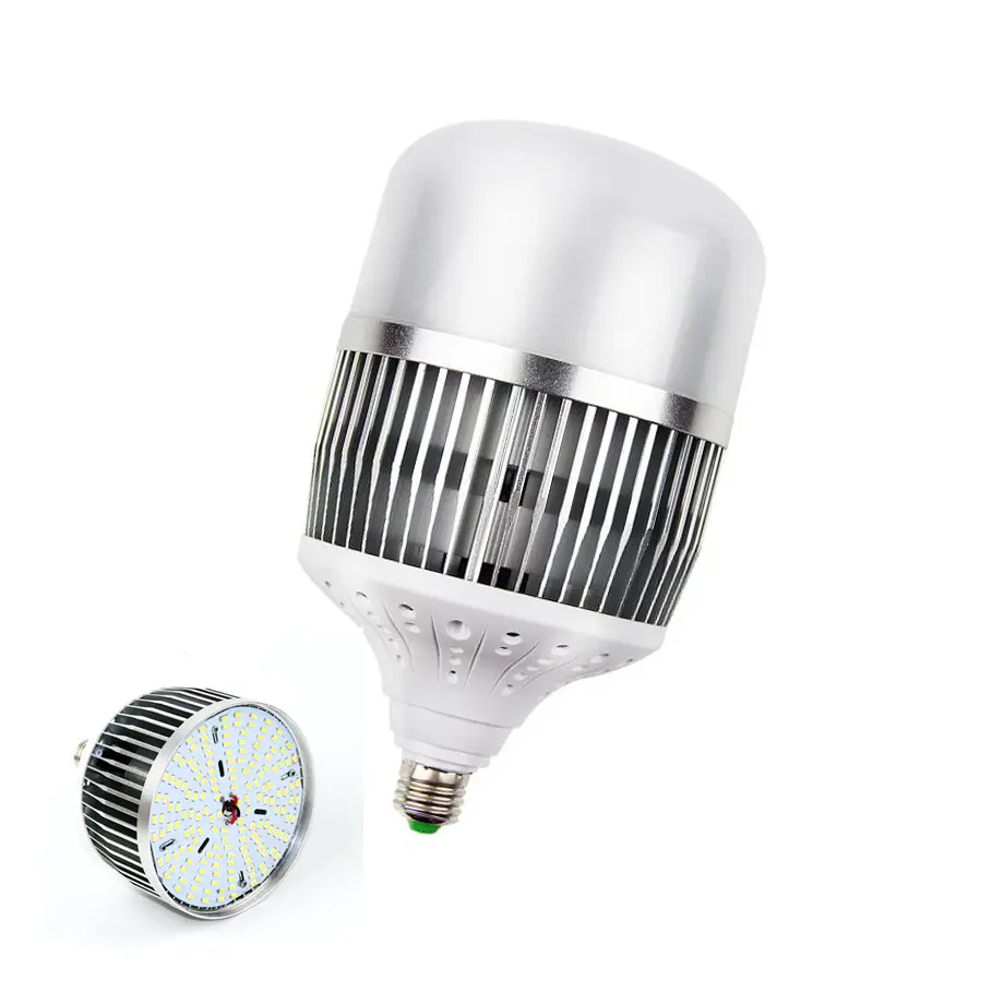 LED電球ライト100ワット200ワットAC DCアルミニウムPC材料工業用