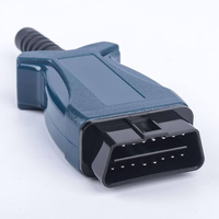 RUISHENG J1962M Automotive OBD2 16-Pin Diagnose-Steckverbinder Männlicher Stecker Echtzeit-Motorüberwachung Rückfahrkamera-Bild