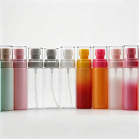 Vente flash - Flacon de lotion en plastique rose de luxe 80 ml avec pompe vaporisateur pour soins de la peau - Emballage cosmétique