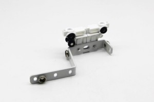 Magnet Master Runner Hengli Blinds Rideaux Industriels Blancs en Acier Inoxydable à Plis Ondulés avec Bras de Superposition Manuels ou Motorisés RH - Product Image 5