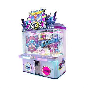 เครื่องเกมพินบอลหยอดเหรียญสีสันสดใสพร้อมของรางวัลและเครื่องดื่มโคล่า - Product Image 2