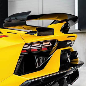 Pour <span class=keywords><strong>Lamborghini</strong></span> <span class=keywords><strong>Aventador</strong></span> LP700 LP720 Kit de carrosserie en Fiber de carbone <span class=keywords><strong>Aventador</strong></span> amélioré SVJ Style Kit de carrosserie de becquet de pare-chocs avant et arrière - Product Image 4