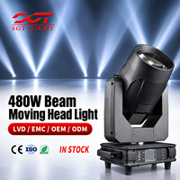 Projecteur à tête mobile 480W RGBW avec contrôle DMX512, effets prisme et gobos pour l'éclairage de scène