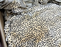 Sac à bandoulière rétro en peluche imprimé léopard à pois, sac sous le bras, sac à clip d'hiver pour femme, sac à main, conception personnalisée OEM/ODM en usine