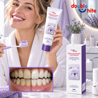 Dentifrice blanchissant personnalisé OEM, marque privée, pour dents sensibles, nettoyage doux, menthe coco, vente en gros usine, 120g
