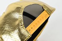 Gorra con Estampado de Cocodrilo y Símbolo de Dólar Dorado, Estilo Coreano, Marca de Moda, Gorra Hip-Hop, Gorra de Ala Plana para Baile Urbano, Gorra para el Sol, Gorra de Béisbol