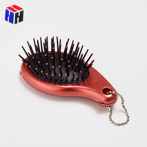 Wholesale High Quality Custom Unique Plastic Pocket <strong>Self</strong> <strong>Cleaning</strong> Salon-Style Detangle Home Use <strong>Hair</strong> Comb <strong>Brush</strong> with Mirror - Product Image 4