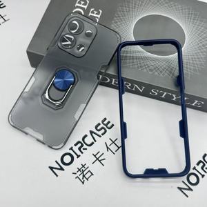 Funda Magnética Resistente para Teléfono con Acabado Mate para Galaxy S26 U, Anti-Rayones, Antigolpes, Borde Suave, Parte Trasera Rígida con Anillo Metálico - Product Image 1