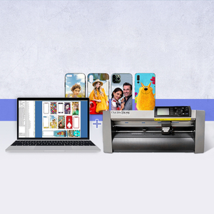 Daqin Thiết kế điện thoại di động bìa da Mini Sticker Máy cắt - Product Image 1