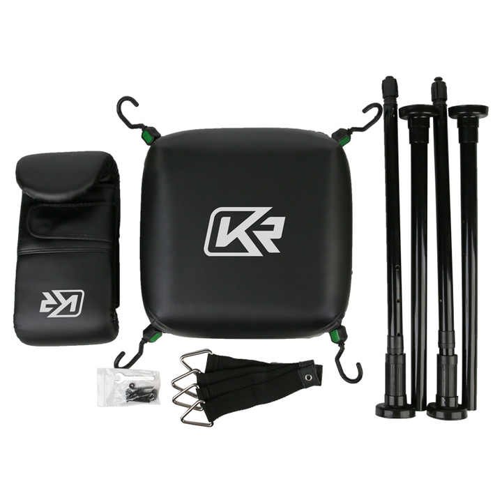 Caja de objetivo de boxeo multifuncional, equipo de gimnasio de entrenamiento, objetivo de combinación portátil ajustable para objetivo de pared de boxeo