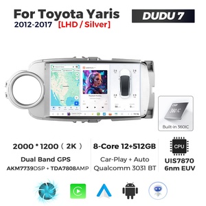 MEKEDE DUDU7 AUTO Autoradio Android Lecteur Dvd de voiture pour Toyota <span class=keywords><strong>Yaris</strong></span> 2012 2014 <span class=keywords><strong>2013</strong></span> 2015 2016 Wifi 4g LTE 2K Écran - Product Image 5