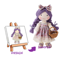 Jouet en peluche super doux personnalisé avec rembourrage en coton PP pour enfants
