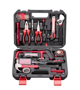 Juego de herramientas de mano esenciales para el hogar, kit de herramientas de bricolaje para reparaciones, caja de herramientas, 48 KAFUWELL-H13034A.