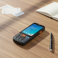Nuevo Escáner PDA Android 14 con 4G LTE, 4GB 64GB, Terminal Portátil Industrial con Teclado Numérico para Control de Inventario y Logística