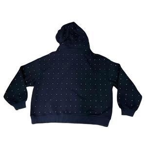 <span class=keywords><strong>Sudadera</strong></span> con Capucha Unisex de Alta Calidad, Hecha a Medida, con Acabado Desgastado y Lavado Ácido, con Diseño Completo de Pedrería Termoadhesiva - Product Image 2