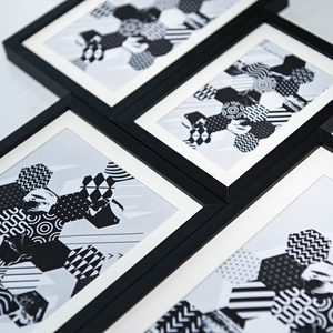 Tùy chỉnh kích thước Matte đen màu xanh hoặc vàng nhôm khung ảnh tùy chỉnh kích thước kim loại tường hiển thị hình ảnh khung - Product Image 6