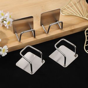 Supporto Adesivo in Acciaio Inossidabile per Spugne, Senza Foratura, per <span class=keywords><strong>Lavello</strong></span> Cucina, Resistente all'Umidità, Produzione di Fabbrica - Product Image 3