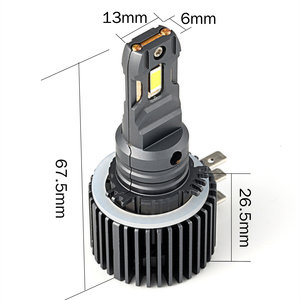 GPNE H15 55W High Beam Daytime Running Light Canbus H15X Ampoule <span class=keywords><strong>de</strong></span> phare LED pour voiture Audi Ford VW Geely Zotye - Product Image 6