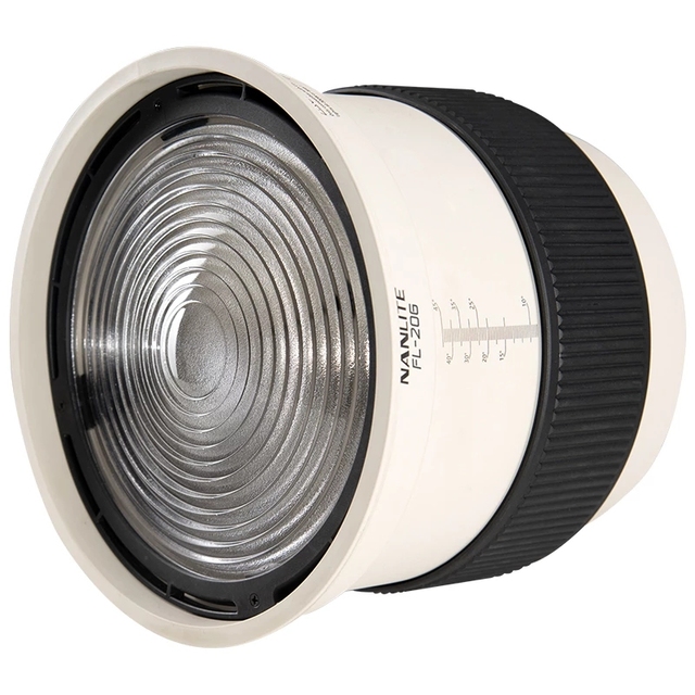 Nanguang FL-20G Fresnel Lens with Barndoor Bowens Mount Spotlight for Nanlite Forza 200W 300W 500W Photography Light Accessories