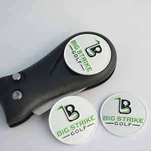 Prix usine Divers Design Nouveauté Marqueurs De Balle Accessoires De <span class=keywords><strong>Golf</strong></span> Logo Personnalisé 3D Marqueur De Balle De <span class=keywords><strong>Golf</strong></span> En Métal - Product Image 3