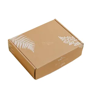 Multi Size Cute Square Kraft Packaging Box Brown Kraft Paper Mailing Box Paper Soap Chocolate Candy Gift Box