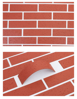 Revêtement mural extérieur en pierre flexible, feuille de pierre flexible, tuile en argile MCm, revêtement durable, revêtement en briques, revêtement en pierre