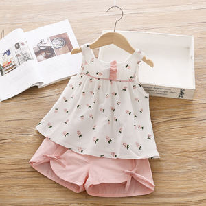 Machine d'impression de t-shirts en vinyle, ensemble d'été pour enfants, ensembles pour tout-petits à motif fraise, disponible en gros en ligne - Product Image 4