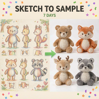Peluche personnalisée de haute qualité sur le thème des animaux de la forêt, poupée en peluche de dessin animé OEM pour la promotion de marques, cadeau pour enfants et décoration de collection